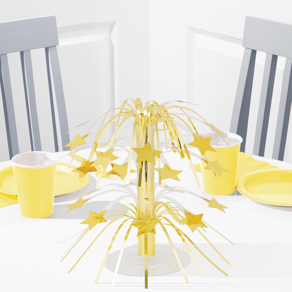 Gold Foil Cascading Centerpiece Party Decoration