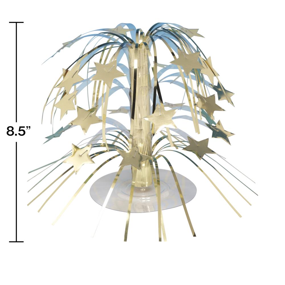 Gold Foil Cascading Centerpiece Party Decoration