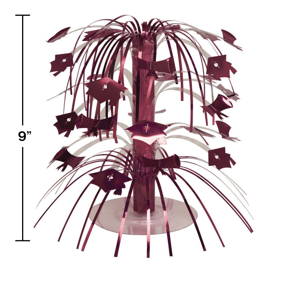 12ct Bulk Crimson Red Graduation Centerpiece