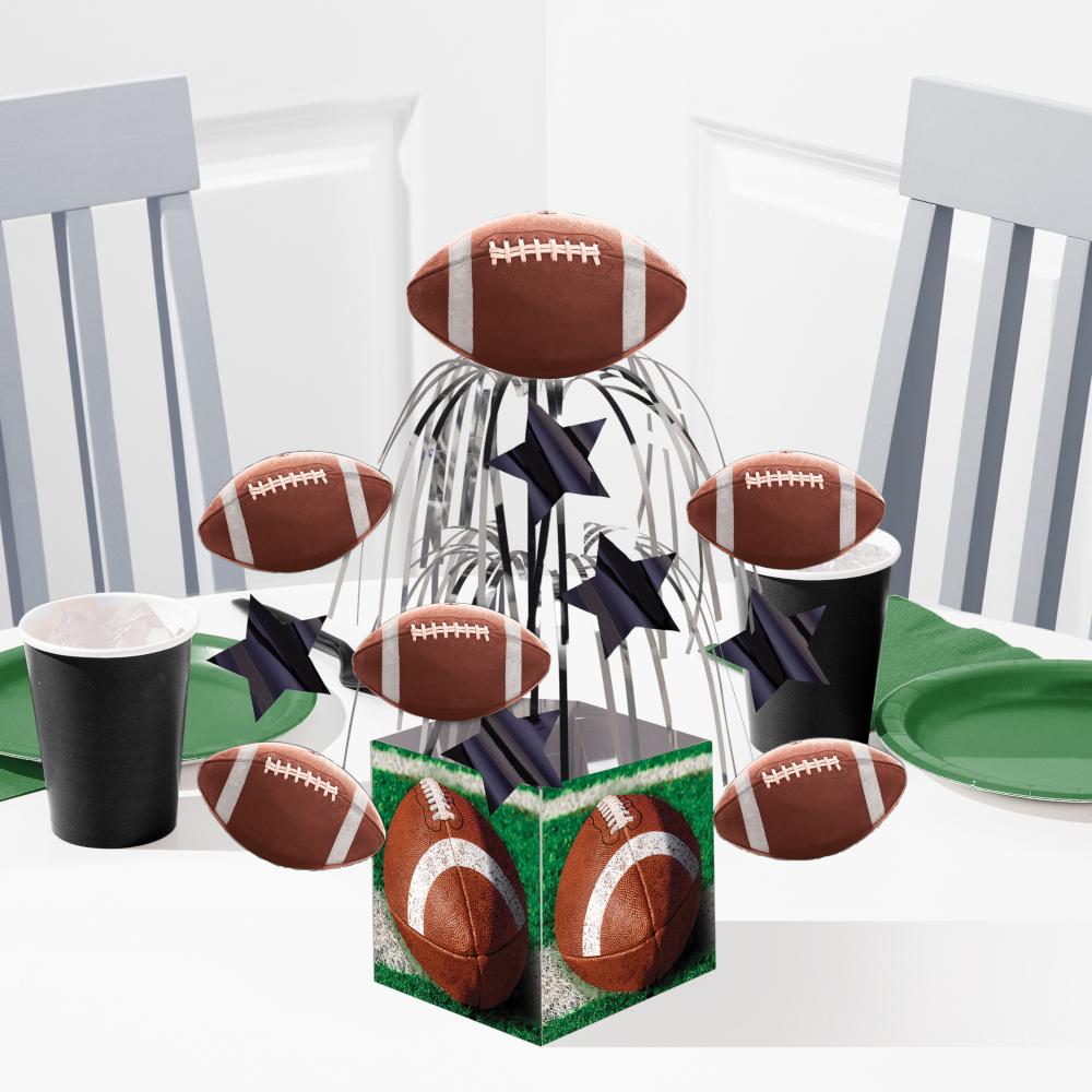 6ct Bulk Tailgate Rush Cascading Foil Centerpieces