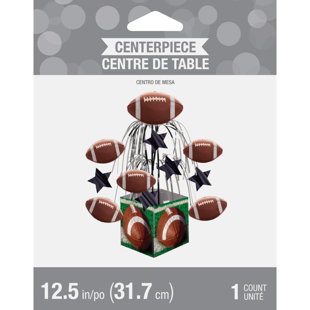 Tailgate Rush Cascading Foil Centerpiece Party Decoration