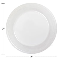 Clear Plastic Dessert Plates, 20 ct Party Decoration