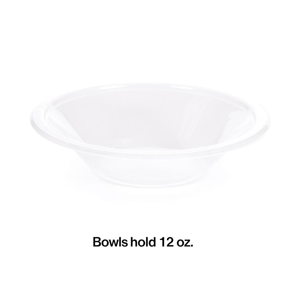 240ct Bulk Clear 12 oz Plastic Bowls