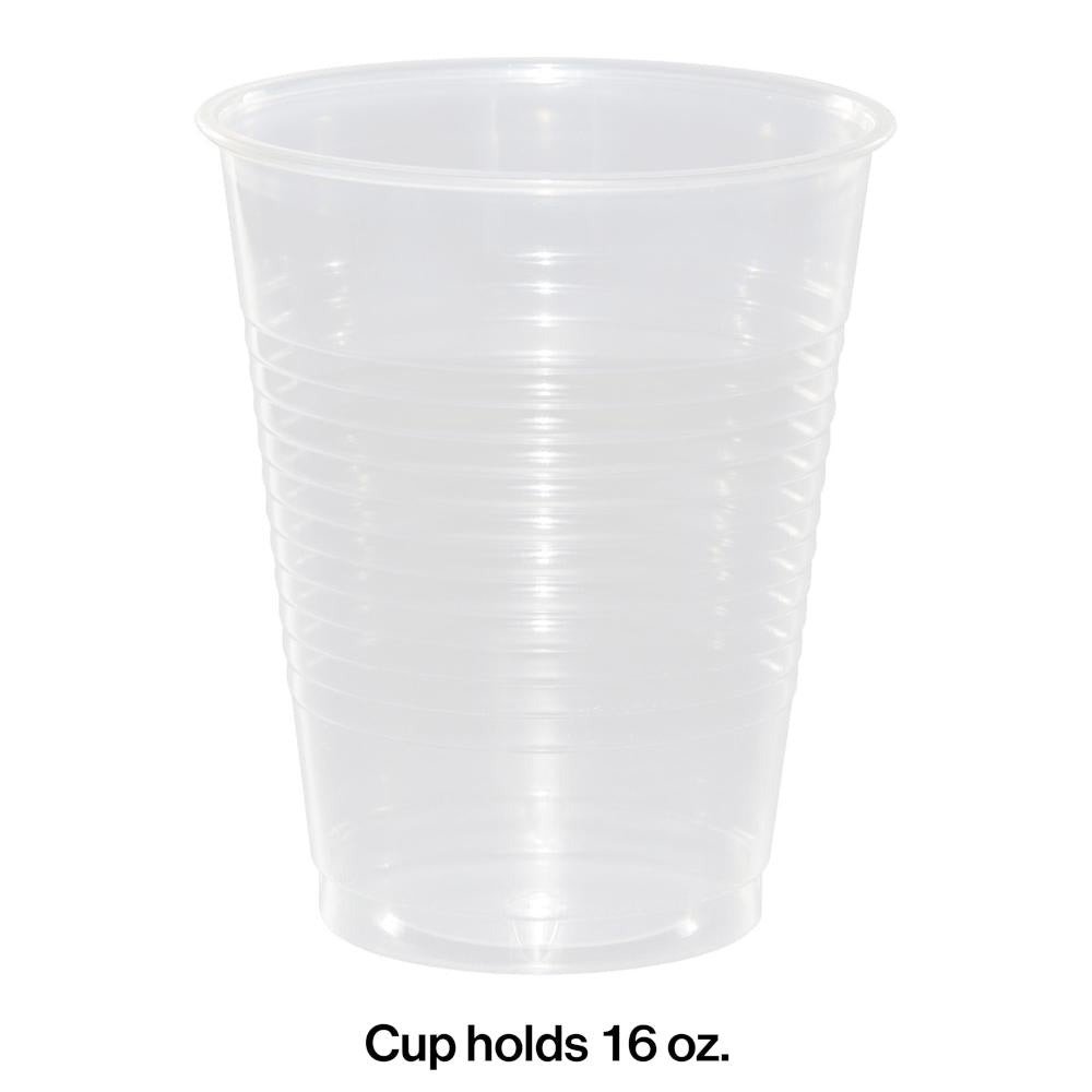 Clear Plastic Cups, 20 ct