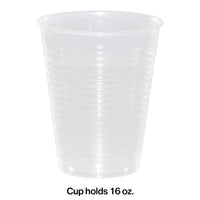 Clear Plastic Cups, 20 ct
