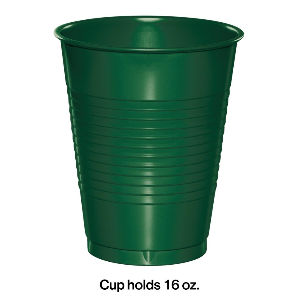 Hunter Green 16 Oz Plastic Cups (20/Pkg)