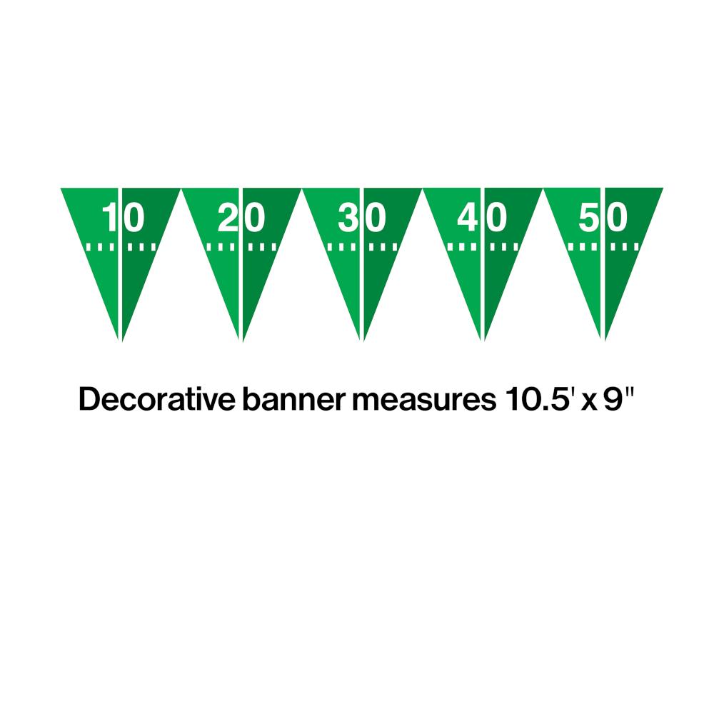 12ct Bulk Football Field Flag Banners