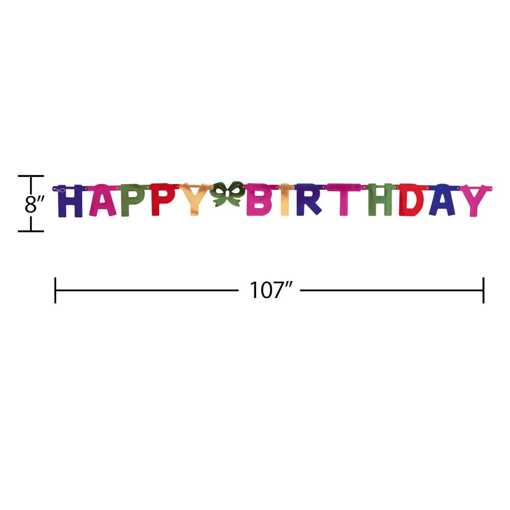 12ct Bulk Large Happy Birthday Party Banners