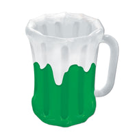 St. Patrick's Day Inflatable Beer Mug Cooler - Bulk 6 Pack