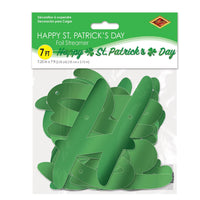 Bulk Foil Happy St. Patrick's Day Streamer (Case of 12) by Beistle