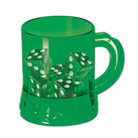 St Pat's Mug Shot with Dice Game - Bulk/72 Games
