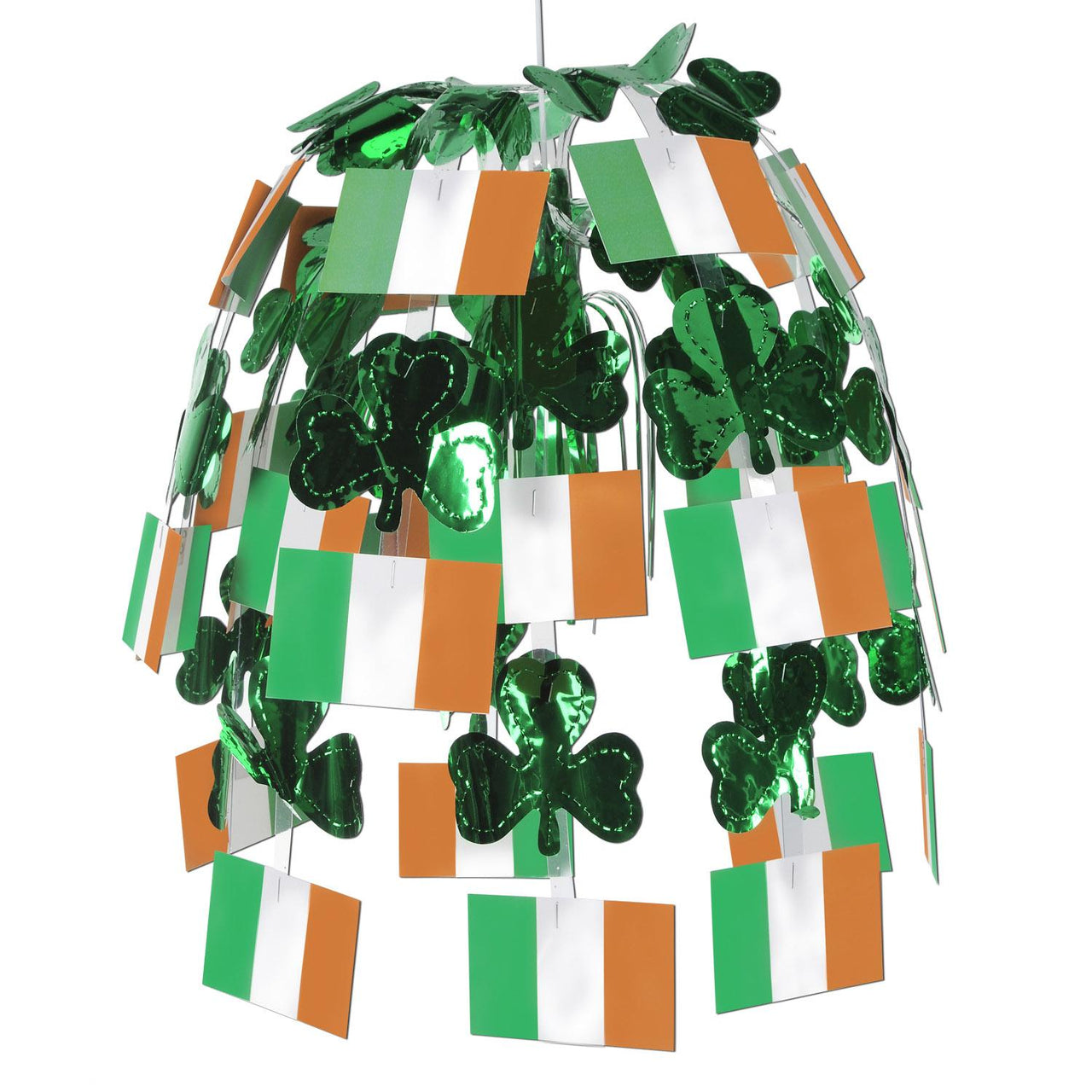 Irish Flag Cascade Party Decoration - Bulk 12 Pack