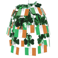 Irish Flag Cascade Party Decoration - Bulk 12 Pack