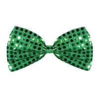 St. Patrick's Day Green Glitz 'N Gleam Bow Tie - Bulk/12 Bow Ties