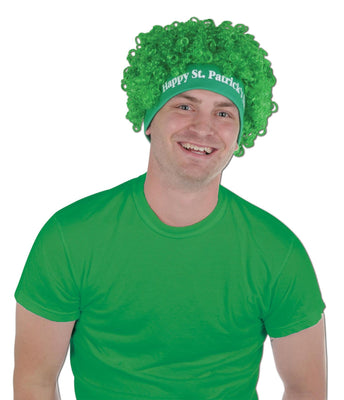 Happy St Patrick's Day Wig - Bulk 12 Pack