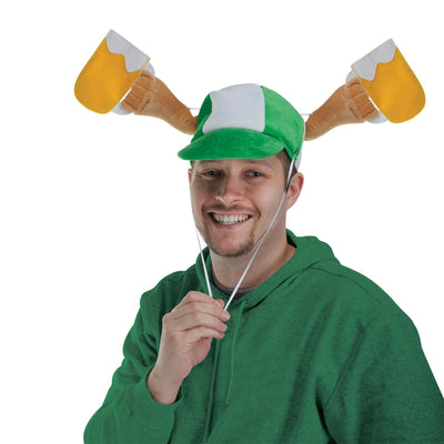 Plush St Patrick's Day Mugs Cap - Bulk 6 Pack
