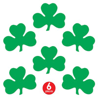 Bulk Pkgd Printed Shamrock Cutouts (24 Pkgs Per Case) by Beistle