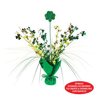 12 Pack Bulk Shamrock Gleam 'N Spray Centerpiece
