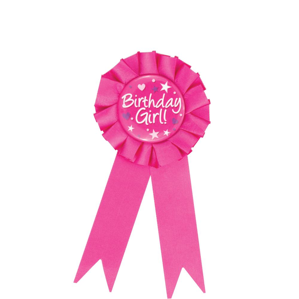 12ct Bulk Birthday Girl Award Ribbons