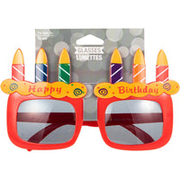 Birthday Cake Glasses Party Decoration
