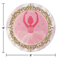 96ct Bulk Twinkle Toes Dinner Plates