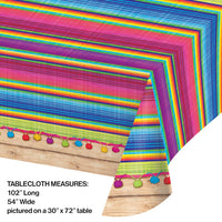 6ct Bulk Serape Plastic Table Covers