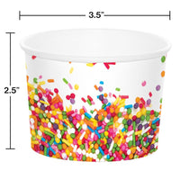 72ct Bulk Confetti Sprinkles Treat Cups