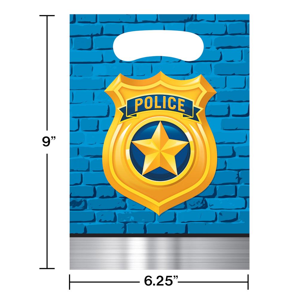 96ct Bulk Police Party Favor Bags