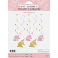 30ct Bulk Sparkle Unicorn Dizzy Danglers