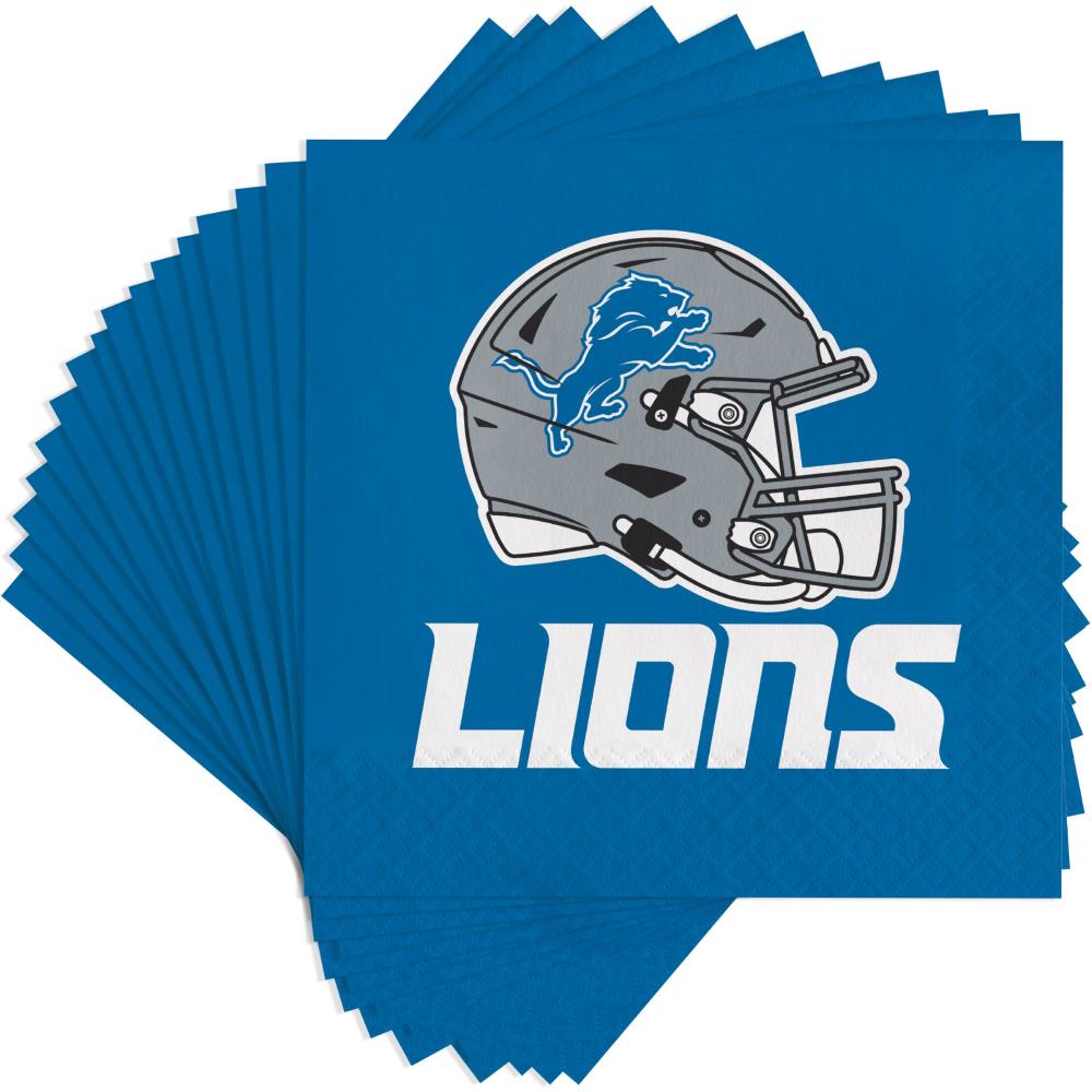 Detroit Lions Napkins, 16 ct