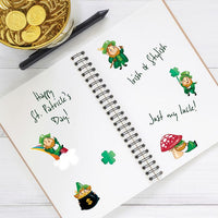 12 Packs Bulk Leprechaun/Shamrock Stickers 4/Pack