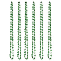 St. Patrick's Day Mini Shamrock Bead Necklaces - Bulk 12 Pack