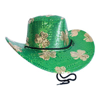 Sequined St. Patrick's Day Cowboy Hat - One Size Fits Most