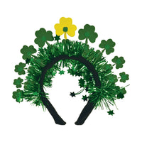 6 Pack Bulk Sparkle Shamrock Headband St. Patrick's Day - view 4