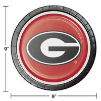 96ct Bulk University of Georgia Dinner Plates