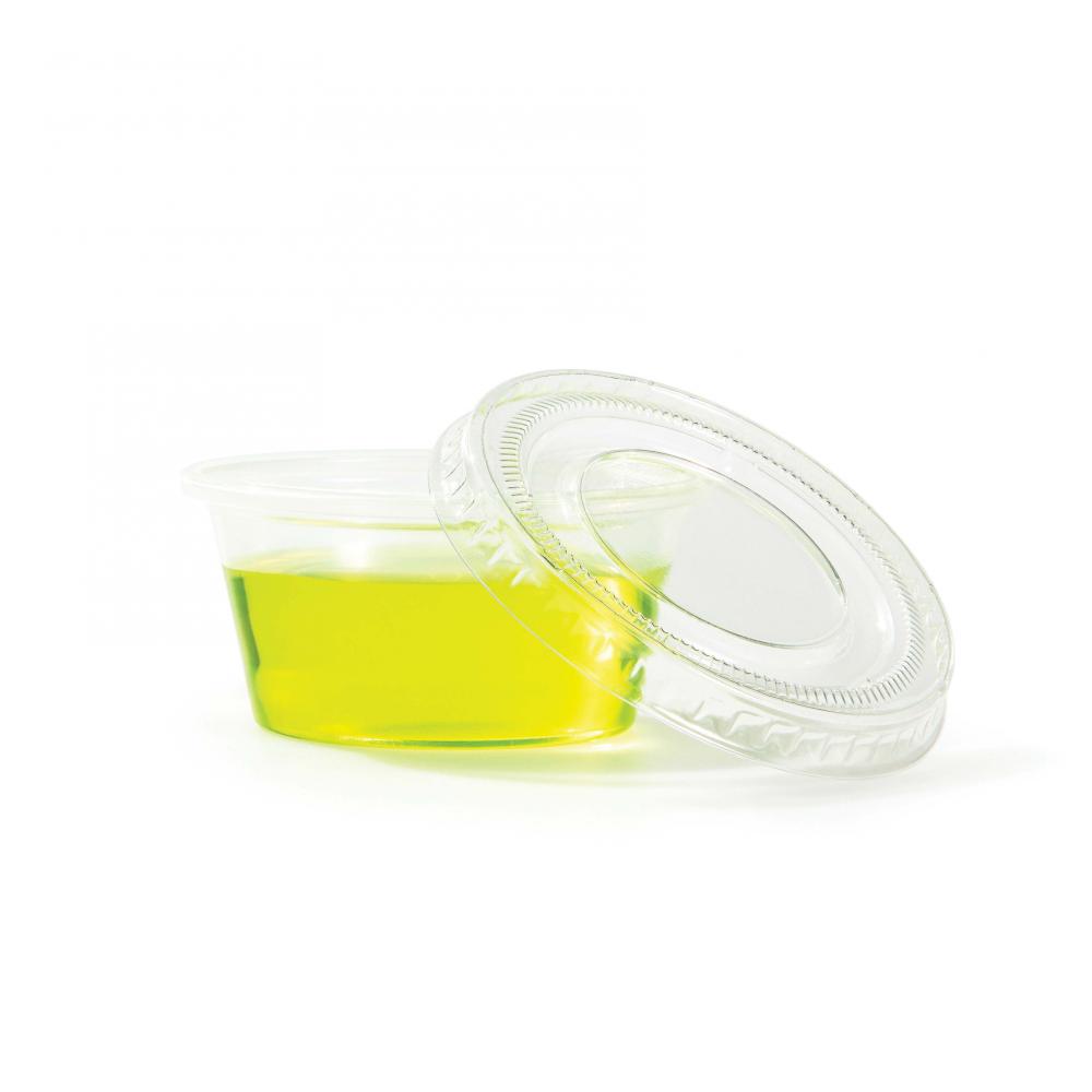 2Oz Portion Cups, Clear With Lid, 24 ct Party Decoration