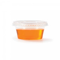 2Oz Portion Cups, Clear With Lid, 24 ct Party Decoration