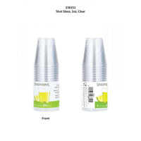 Clear 20Ct 2 Oz Shot Glass, Clear, 20 ct Party Decoration
