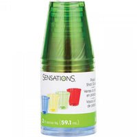 Asst Colors 16Ct 2 Oz Shot Glass, Assorted Colors, 16 ct Party Decoration