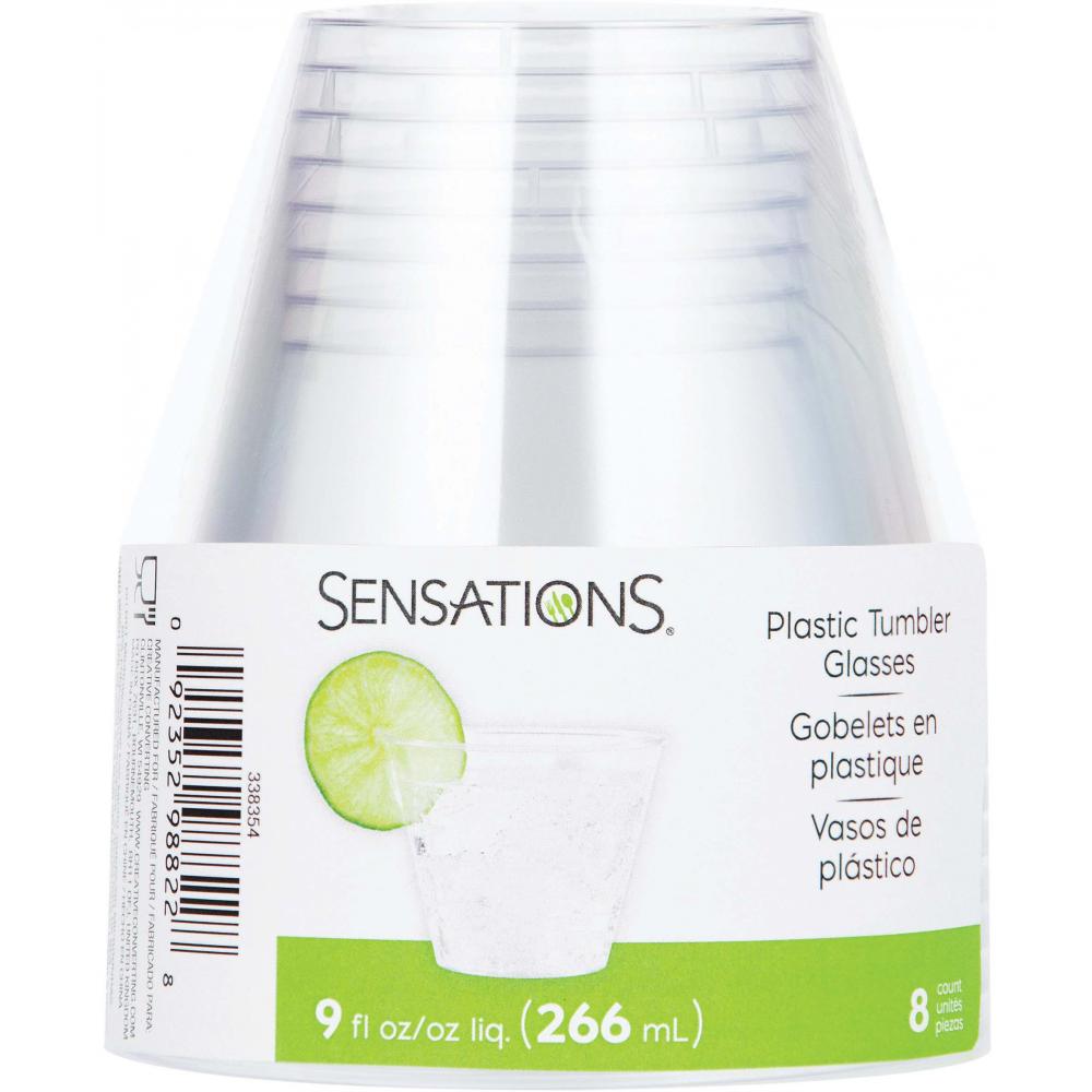 96ct Bulk 9 oz Plastic Tumblers