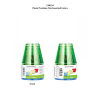 Assorted Colors Plastic Glasses, 9 Oz, 12 ct Party Decoration