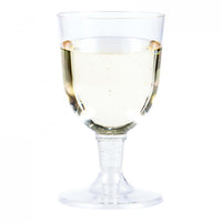 72ct Bulk 5 oz Plastic Wine Glasses