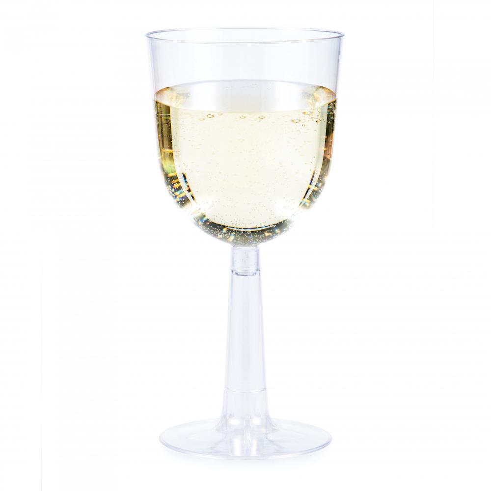 48ct Bulk 12 oz Plastic Wine Glasses