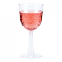 Clear Plastic Wine Glasses 12 Oz, 4 ct Party Decoration