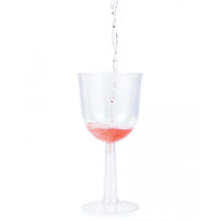 Clear Plastic Wine Glasses 12 Oz, 4 ct Party Decoration