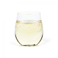 24ct Bulk 14 oz Plastic Stemless Wine Glasses