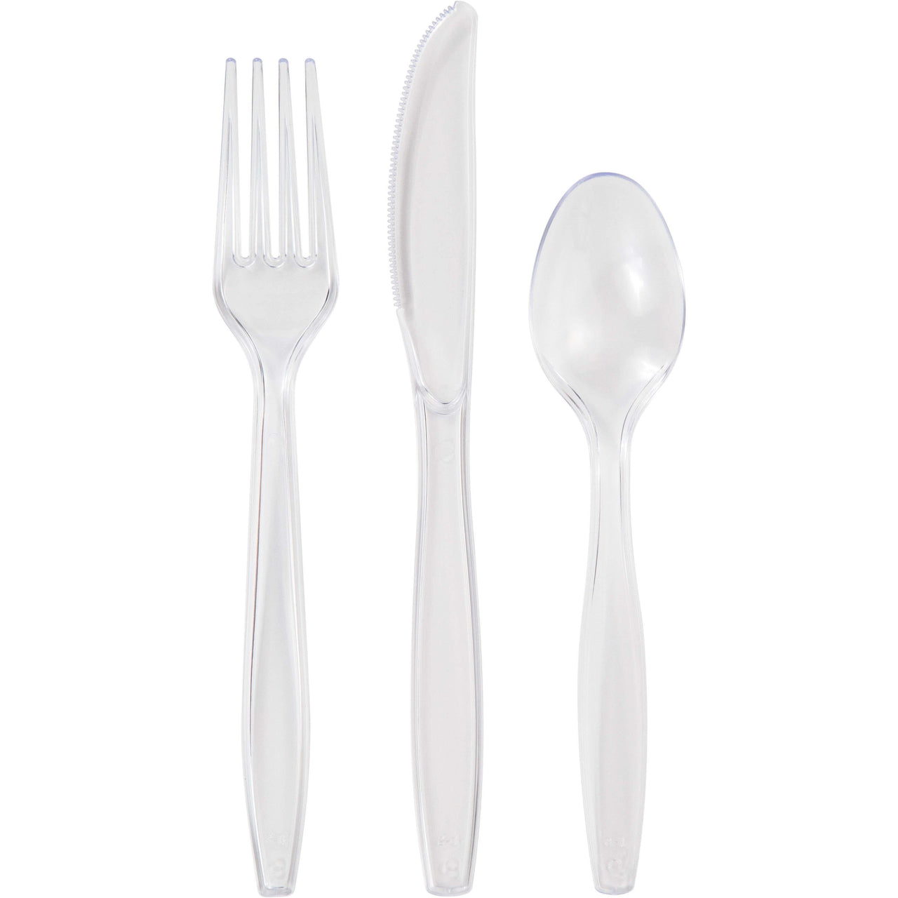 288ct Bulk Clear Assorted Cutlery