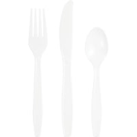 288ct Bulk White Assorted Cutlery