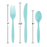 288ct Bulk Spa Blue Assorted Cutlery