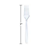 288ct Bulk Clear Forks Only